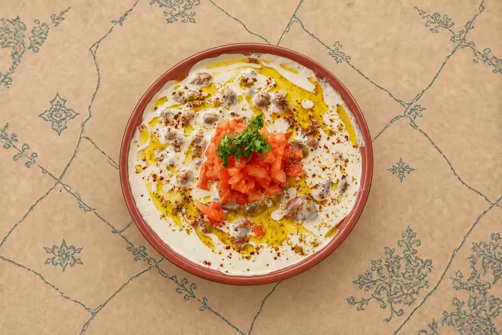 فول بالطحينة والزيت — شناشيل