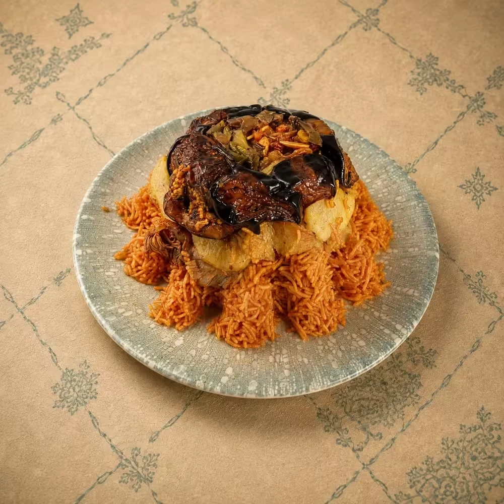 مقلوبة كص لحم — شناشيل